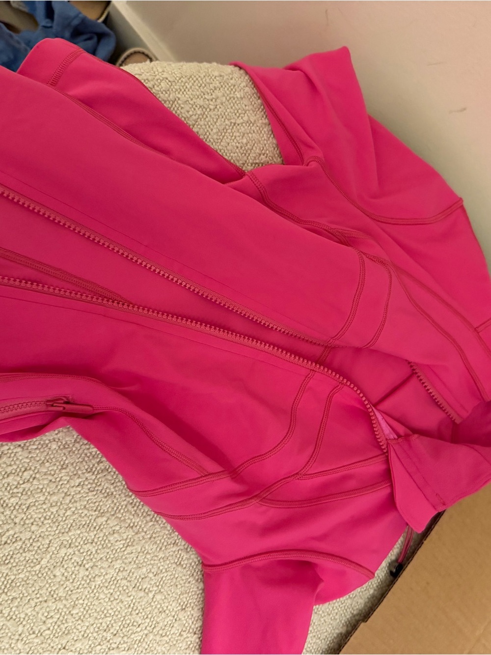 Lulu align Women's Hot Pink Zip-Up Jacket